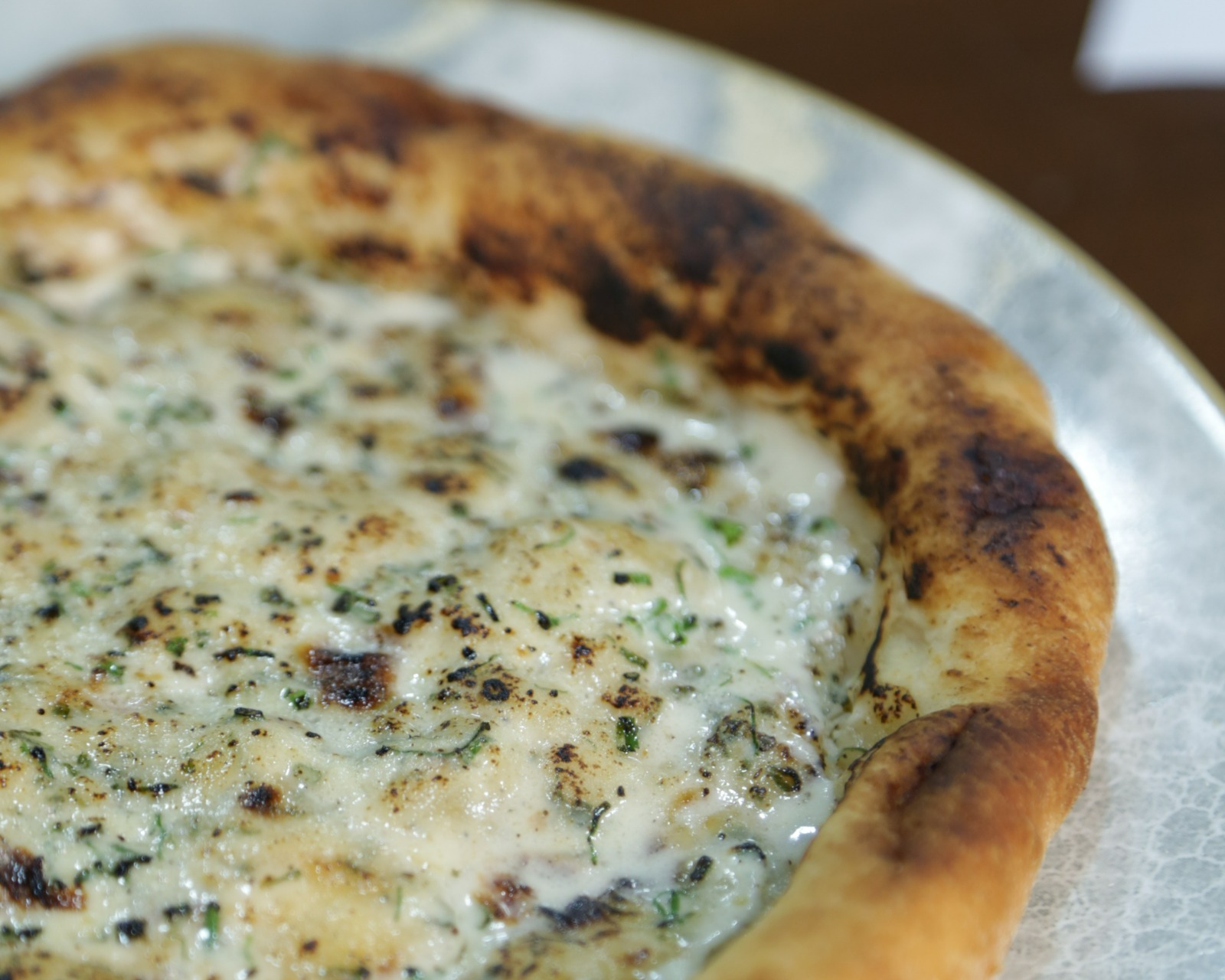 8 Inch Neapolitan Pizza Base - Herbed Bianca - product view 3